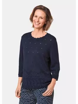 Пуловер GOLDNER, синий