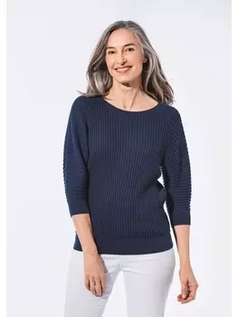 Пуловер GOLDNER, синий