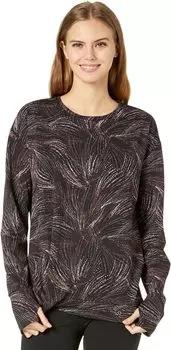 Пуловер H Halston Long Sleeve Draped Front Pullover, цвет Plume Nightshade