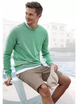 Пуловер H.I.S, зеленый