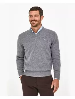 Пуловер Hackett London, серый