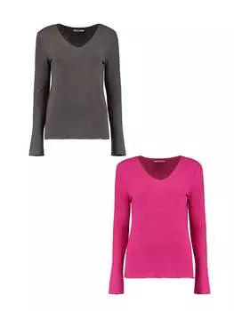 Пуловер Hailys, цвет grau/pink