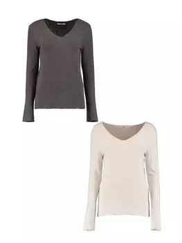 Пуловер Hailys, цвет grau/wei