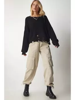 Пуловер Happiness Istanbul Pullover, черный