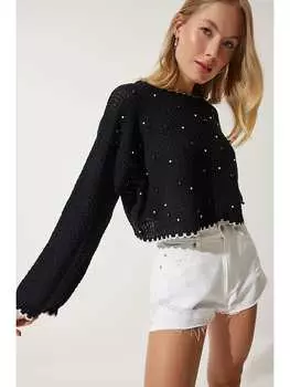 Пуловер Happiness Istanbul Pullover, черный