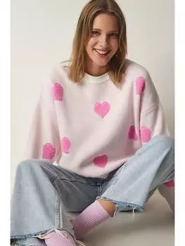 Пуловер Happiness Istanbul Pullover, розовый