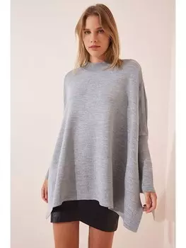 Пуловер Happiness Istanbul Pullover, серый