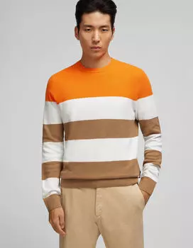 Пуловер HECHTER PARIS, кэмел