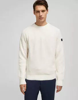 Пуловер HECHTER PARIS Rippstrick, белый