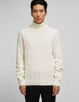 Пуловер HECHTER PARIS Rollkragen, белый