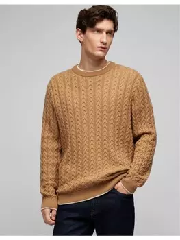 Пуловер HECHTER PARIS Strick, кэмел