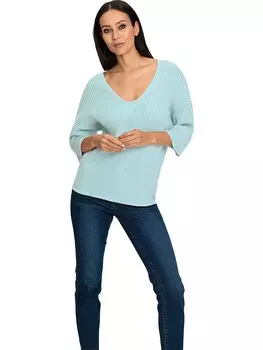 Пуловер Heine, бирюзовый