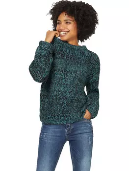 Пуловер Heine, цвет schwarz/trkis