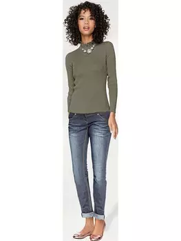 Пуловер Heine, хаки