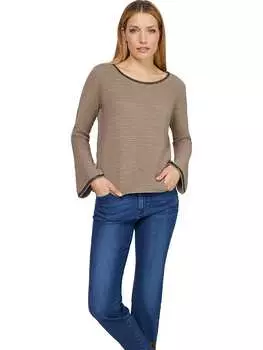 Пуловер Heine, серо-коричневый