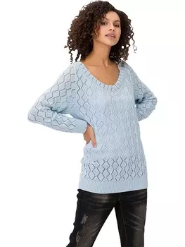 Пуловер Heine, светло-синий