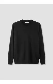 Пуловер Hessnatur, черный