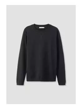 Пуловер Hessnatur, черный