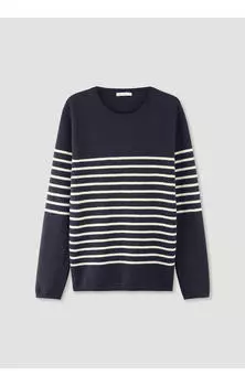 Пуловер Hessnatur, морской