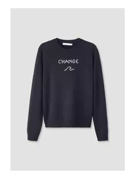 Пуловер Hessnatur Regular, синий