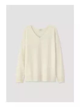 Пуловер Hessnatur Relaxed, цвет naturweiss