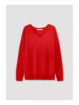 Пуловер Hessnatur Relaxed, красный