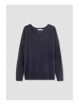 Пуловер Hessnatur Relaxed, синий