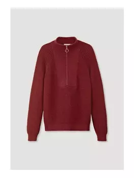 Пуловер Hessnatur Stricktroyer, цвет dunkelrot