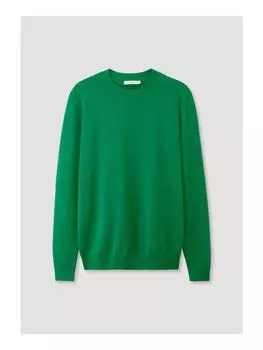 Пуловер Hessnatur, зеленый