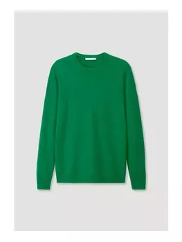Пуловер Hessnatur, зеленый