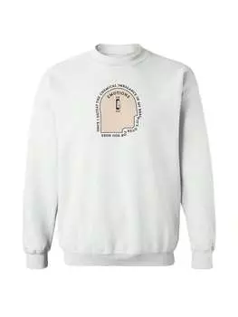 Пуловер хлопковый Pop Creature Chemical Imbalance с рисунком, белый