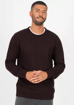 Пуловер HONESTY RULES Grid, цвет chestnut