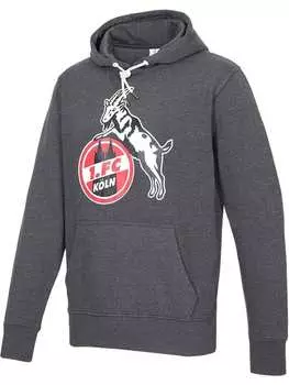 Пуловер Hoodie Basic Anthrazit Fuballverein 1. FC Kln, серый