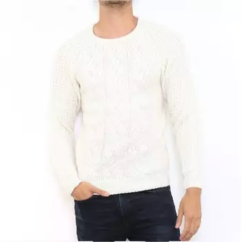 Пуловер HopenLife WOOLIES, цвет Ekru