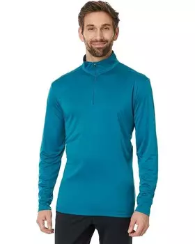 Пуловер Hot Chillys Peach Skins Solid Zip-T, цвет Aerial Blue