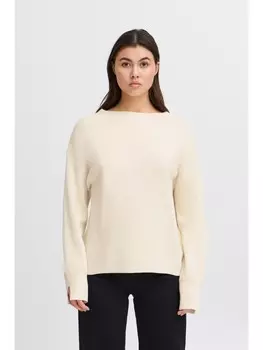 Пуловер ICHI Rollkragenpullover, натуральный