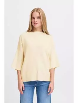 Пуловер ICHI Rollkragenpullover, натуральный