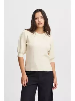 Пуловер ICHI Strick, белый