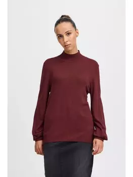 Пуловер ICHI Strick, красный