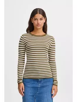 Пуловер ICHI Strickpullover IHDIANE LS 20121496 moderner Strickpullover in