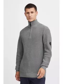 Пуловер INDICODE Troyer IDRevillan Knit, серый