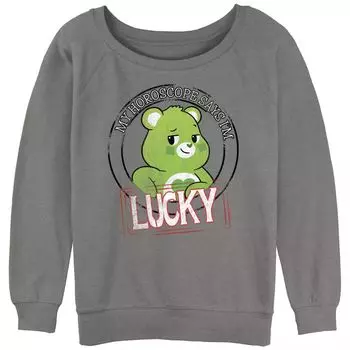 Пуловер из махровой ткани с напуском для юниоров Care Bears Lucky Horscope Licensed Character