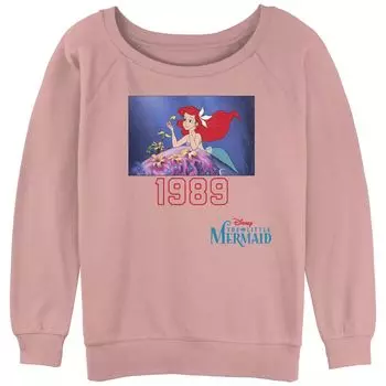 Пуловер из махровой ткани с напуском и графическим рисунком Ariel 1989 от Disney's The Little Mermaid Juniors. Disney
