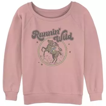 Пуловер из махровой ткани с напуском и рисунком для юниоров Runnin' Wild Redux Circle Logo Licensed Character