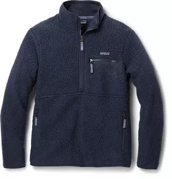 Пуловер из сумчатого флиса в стиле ретро с ворсом - женский Patagonia, синий