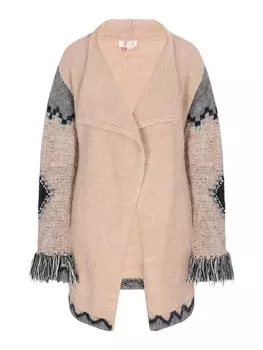 Пуловер IZIA Cardigan, цвет beige mehrfarbig