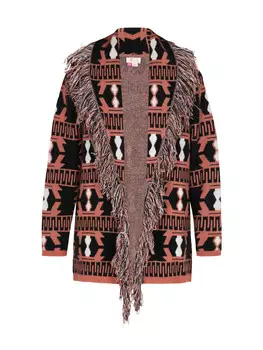 Пуловер IZIA Cardigan, цвет braun mehrfarbig