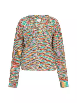 Пуловер IZIA Cardigan, цвет grn mehrfarbig