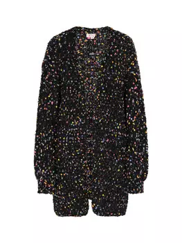 Пуловер IZIA Cardigan, цвет schwarz mehrfarbig