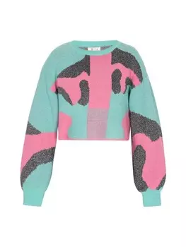 Пуловер IZIA, цвет aqua pink